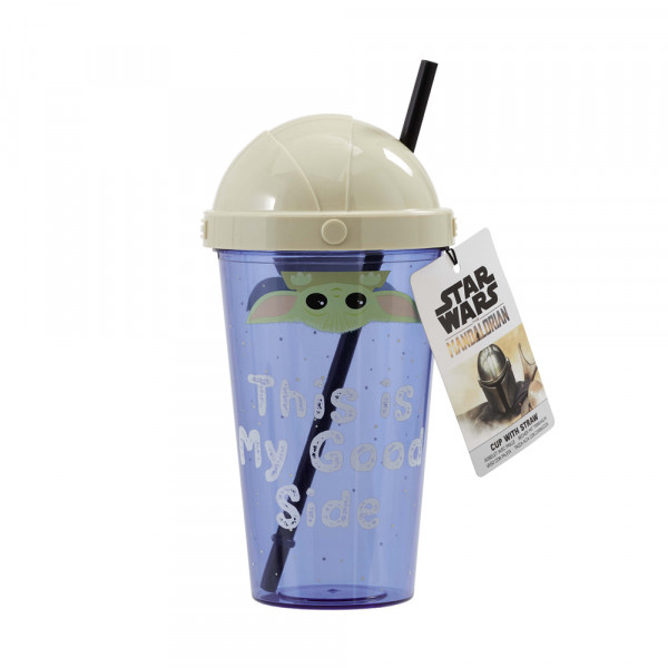 Funko Cup with Straw Star Wars The Mandalorian: This is My Good Side